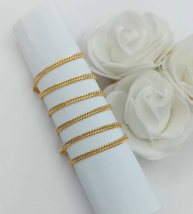 Złoty łańcuszek 51 cm próba 585 NOWY Piękny SPLOT / Fajne Okazje