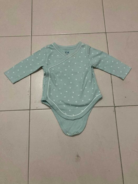 Body Manga Comprida C&A 3-6 meses