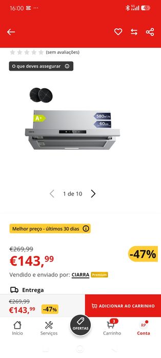 Exaustor novo nunca usado