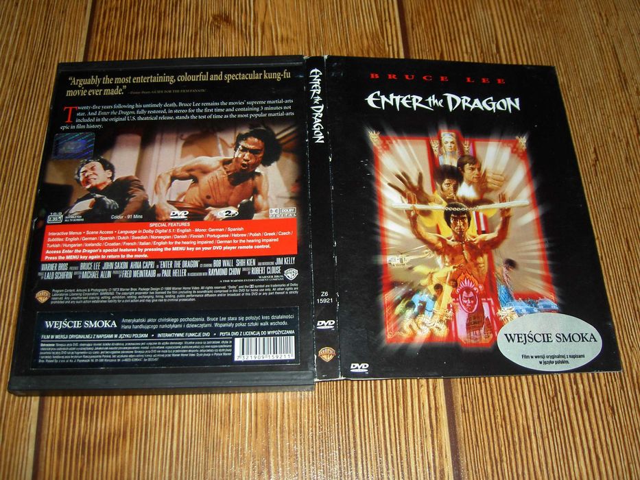 Bruce Lee Wejście Smoka Droga Smoka Wściekłe Pięści DVD