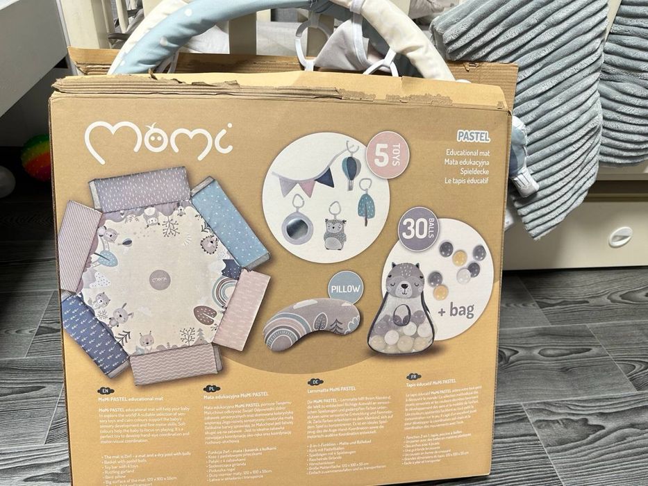 Дитячий розвиваючий килимок MoMi Pastel