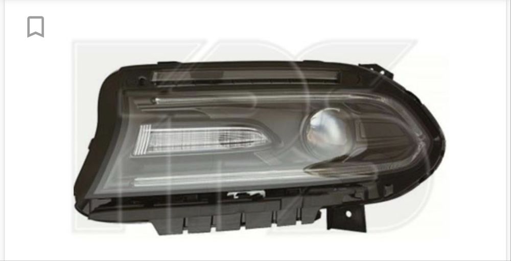 Фара Dodge Charger Додж Чарджер