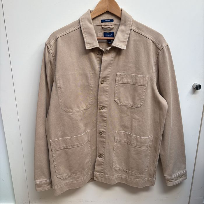 GANT Casaco Sobrecamisa Bege NOVO (M)