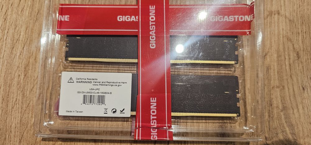 32gb (2x16gb) Gigastone DDR5 5600 CL46