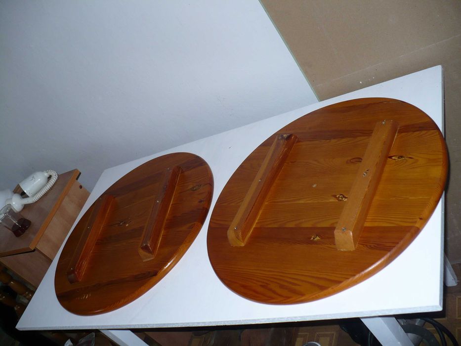 Blaty na stoliki sosnowe 2 sztuki