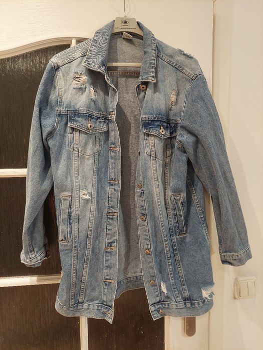 Kurtka jeansowa dłuższa
