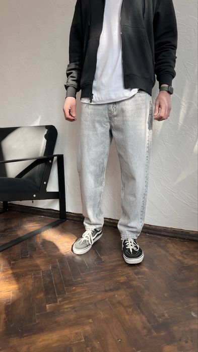 NEW !!! Чоловічі джинси BERSHKA Loose Taper