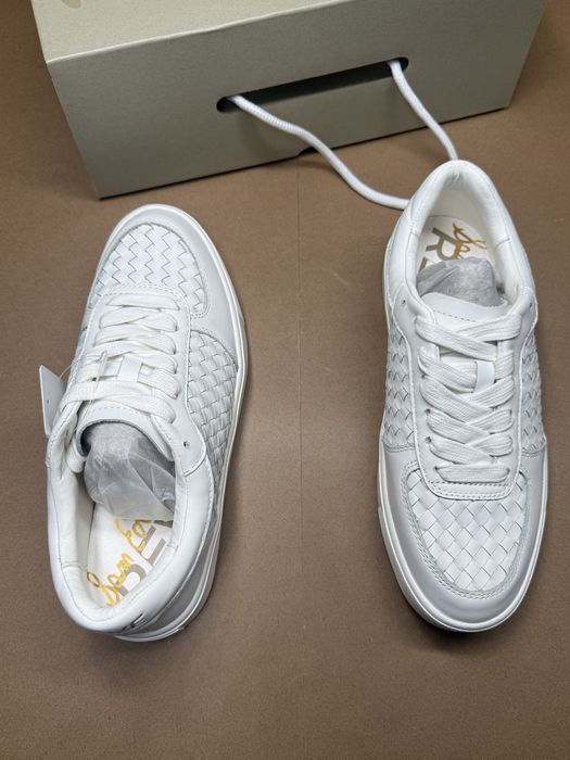 Sam Edelman I0045L1100 białe skórzane sneakersy damskie 36,5