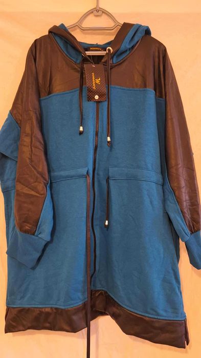 Świetna duża bluza. Może zastąpić kurtkę. 140 biust