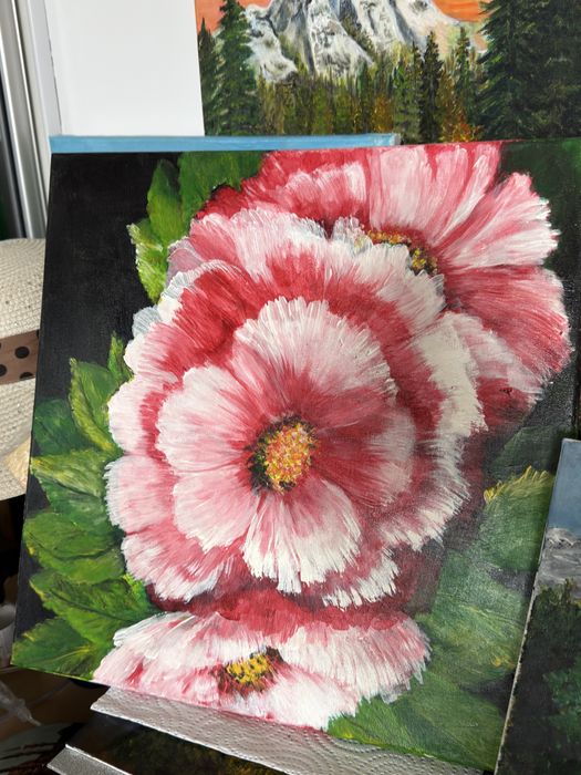 Obraz malowany 40x40