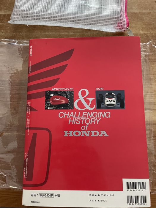 Catálogo livro Honda 50 anos