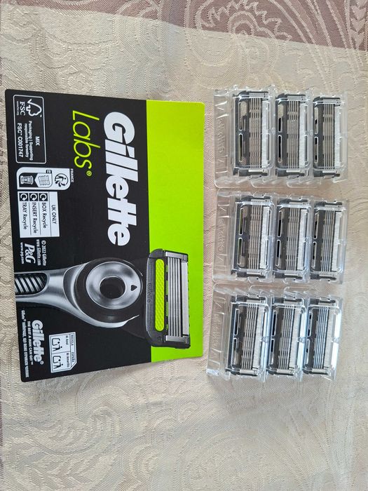 Gillette Labs Wkłady do maszynek 9szt, oryginał