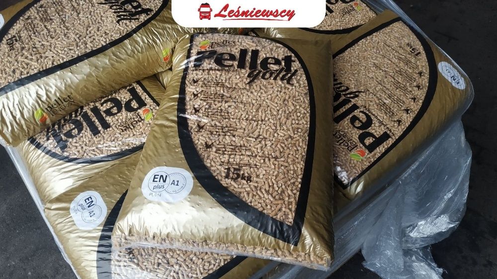 Pellet GOLD ENERGY A1 od ręki 100% zadowolenia czysta trocina Jarocin