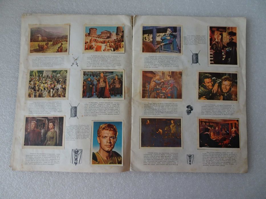 Caderneta de cromos A Queda do Império Romano (faltam 4 cromos)