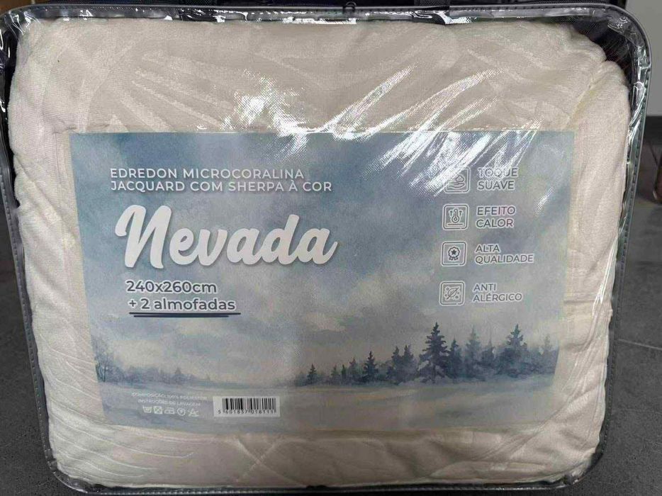 Edredão borrego (inclui fronhas almofadas)