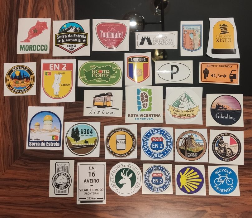 Autocolante Serra da Estrela em vinil para motos caravana carro