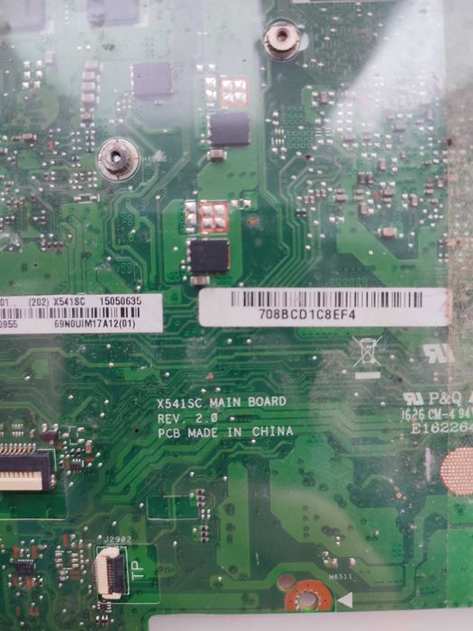 Материнська плата x541sc pentium n3710 4 gb