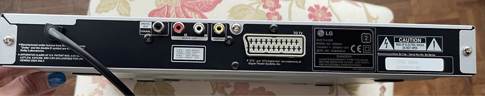 LG DVD/CD Player64737956247554122