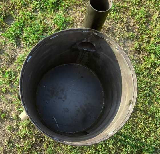 піч під казан 12-17 л димохідна пічка буржуйка