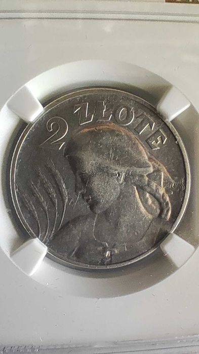 Moneta w gradingu: 2 złote 1925, II RP, NGC AU DETAILS