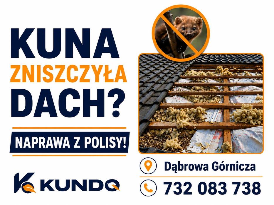 ++Naprawa Dachu Po Kunie | Pastuch Na Kuny | Dąbrowa Górnicza++