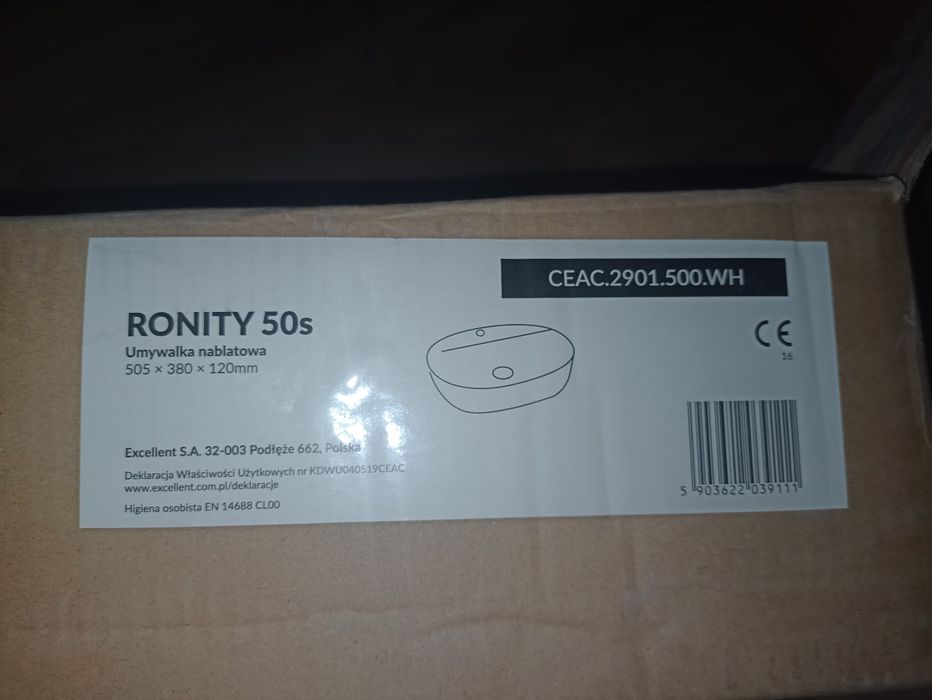 Umywalka nablatowa Ronity 50s