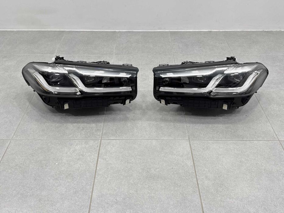 Фари BMW G30 G31 5 G60 G61 G90 Shadow Line Adaptive LED 2 РЕЖИМА ДХО LCI фары бмв оптика шедоу лайн адаптив  рестайл доерст фара