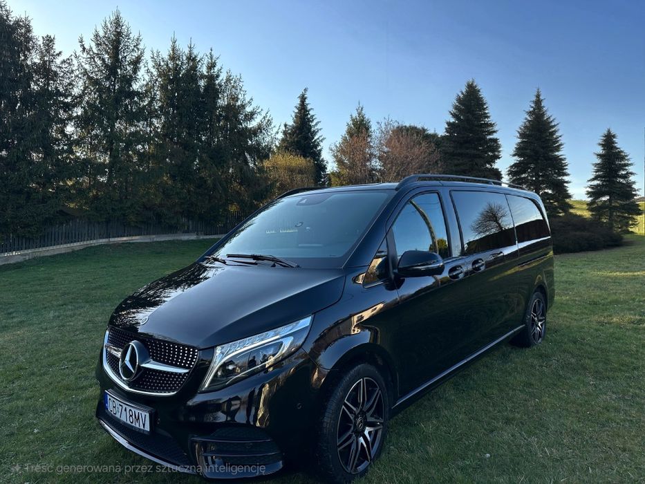 Wynajem busa 8 osobowy Mercedes-Benz V klasa AMG VIP BUS LONG