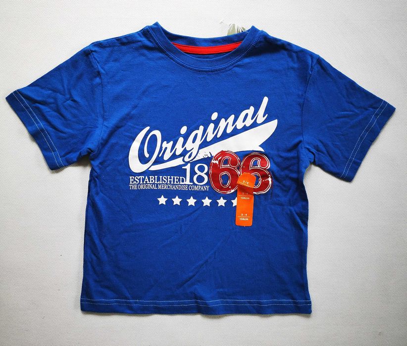 Rebel, nowy T-shirt chłopięcy, 3-4 latka, 104cm.