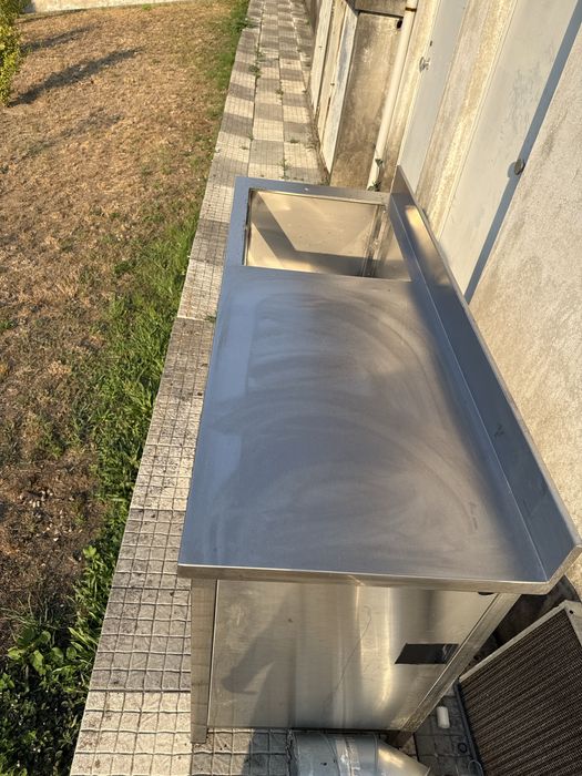 Bancada de Trabalho Industrial em Inox
