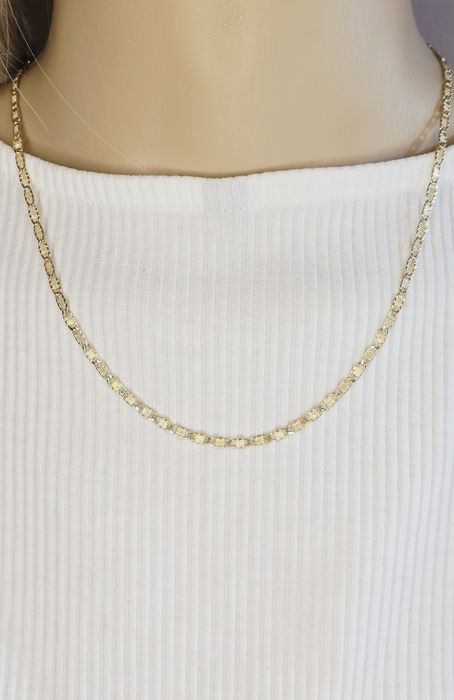 Złoty łańcuszek splot Gucci próba 585 14k