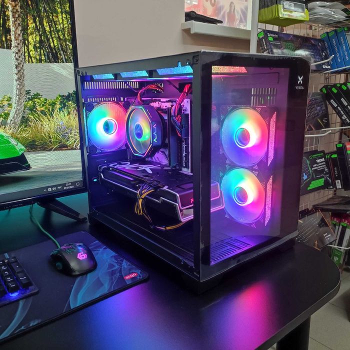 Компютер Новый Ryzen 5 5500, 16GB DDR4, XFX RX 6700xt 12GB, SSD 512GB