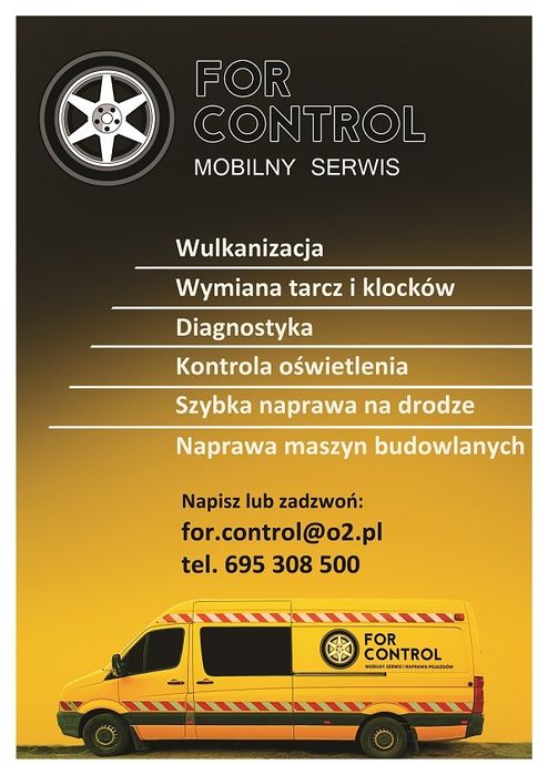 Mobilna Wulkanizacja,Mechanik, Naprawa Samochodów i Maszyn Budowlanych