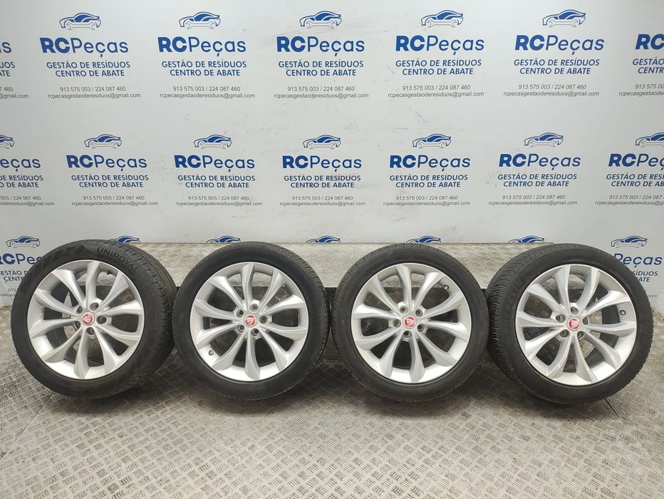 Conjunto de Jantes 18 Jaguar XF II X260 8J ET45 5x108 2015 a 2024