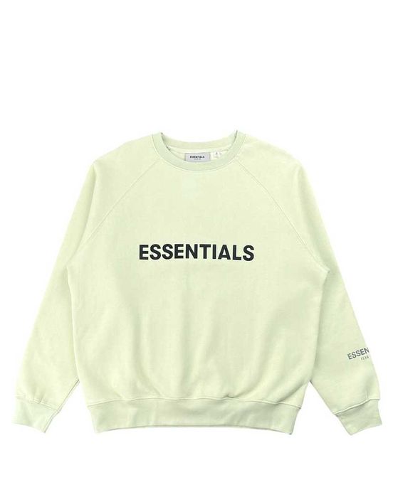 Світшот Fear Of God Essentials Crewneck Pullover Sweatshirt Black \ Cement \ Alfalfa Sage \ Taupe \ Buttercream \ White