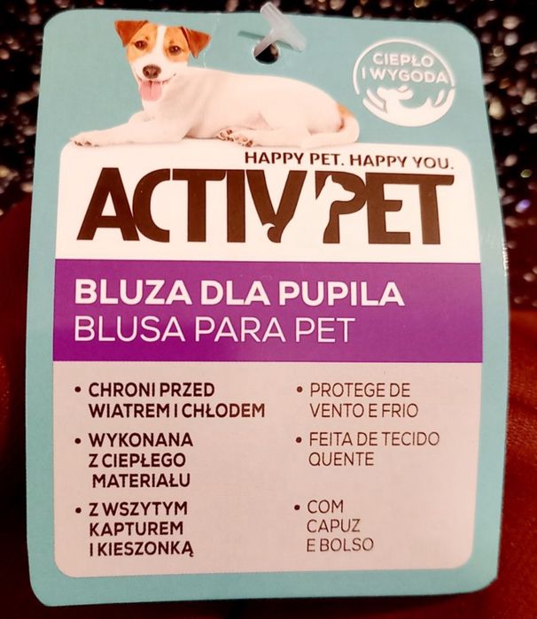 Nowa‼️ Bluza dla Psa / Kota • Sweterek • Ubranko / ciepłe ‼️ Activ Pet
