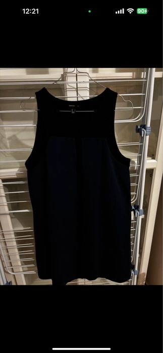 Vestido bicolor Mango