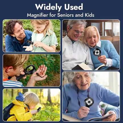 Lupa IPS Screen 100x de 2" Compatível com Windows/Mac