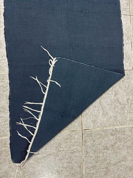 Tapete Azul em Algodão 60x130 cm – Como Novo