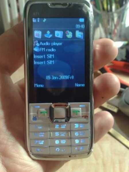 Nokia E71 mini TV 2SIM  Micro CD  + новая  дополнительная AKБ