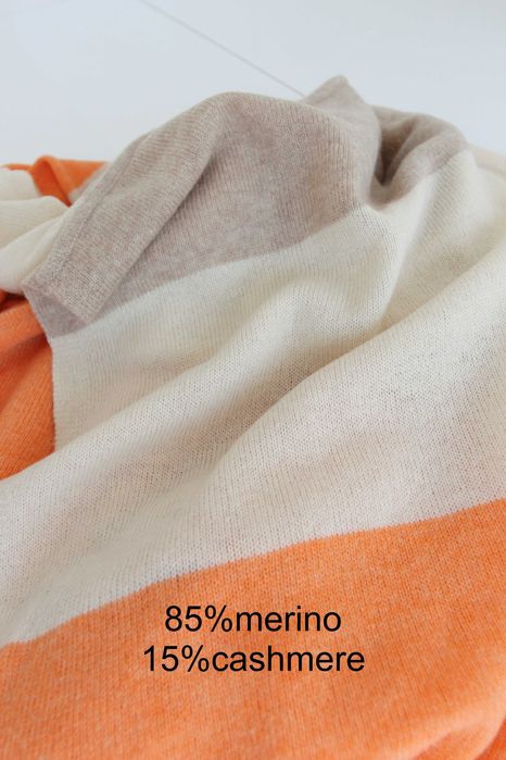 85%merino 15%kaszmir bez wad, M