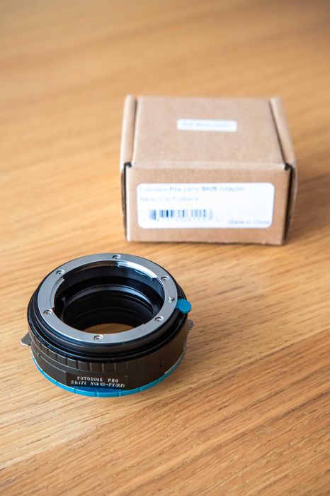 Fotodiox Pro - Conversor Shift de Nikon para Fuji X
