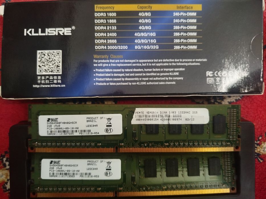 Kit Memórias RAM DDR3