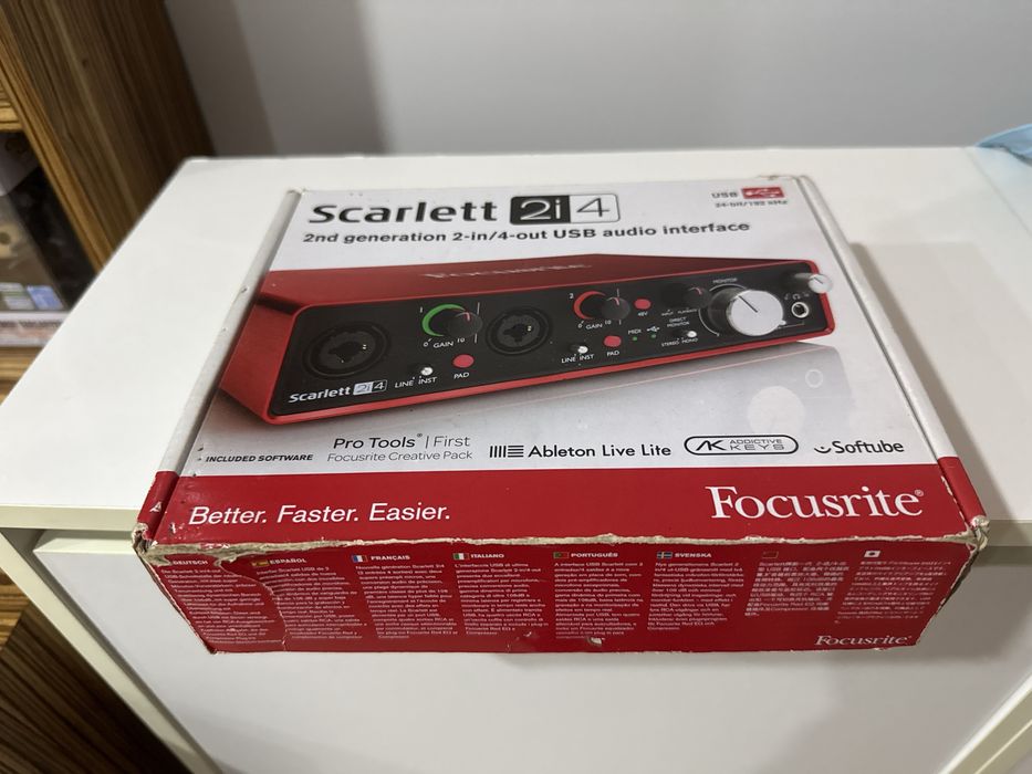 Interface de audio como nova!!