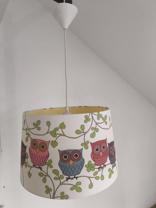Lampa wisząca w sowy