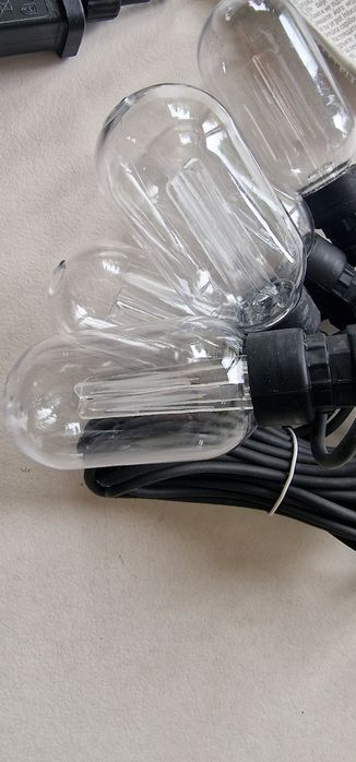 Girlanda LED Party Lights 9,5m - 10 żarówek, ciepła biel