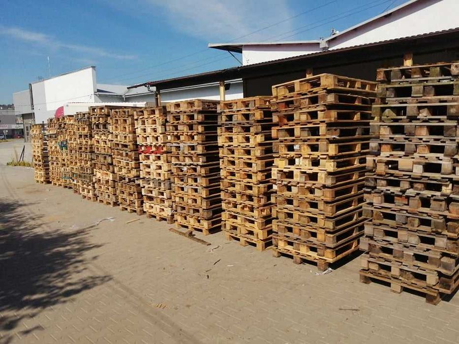 Palety jednorazowe , EURO, pół palety