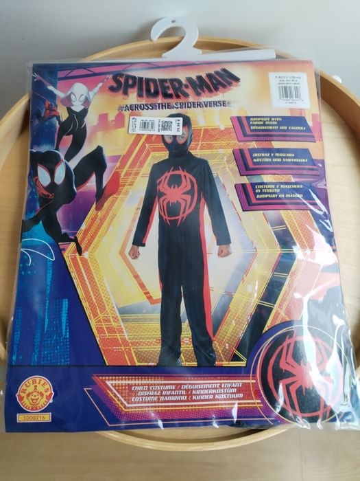 Fato spider man preto