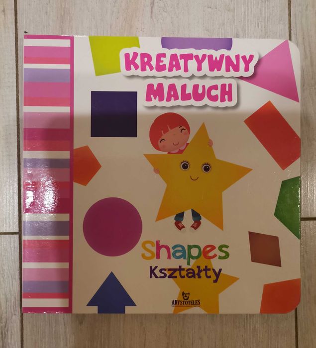 Kreatywny maluch książeczka po angielsku kształty