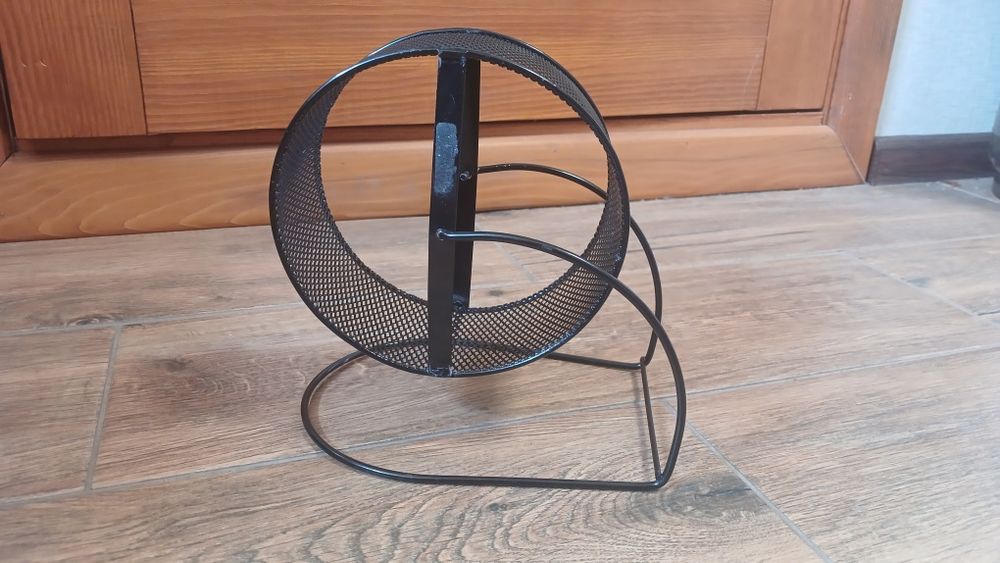 Бігове колесо для гризунів, металеве, нове